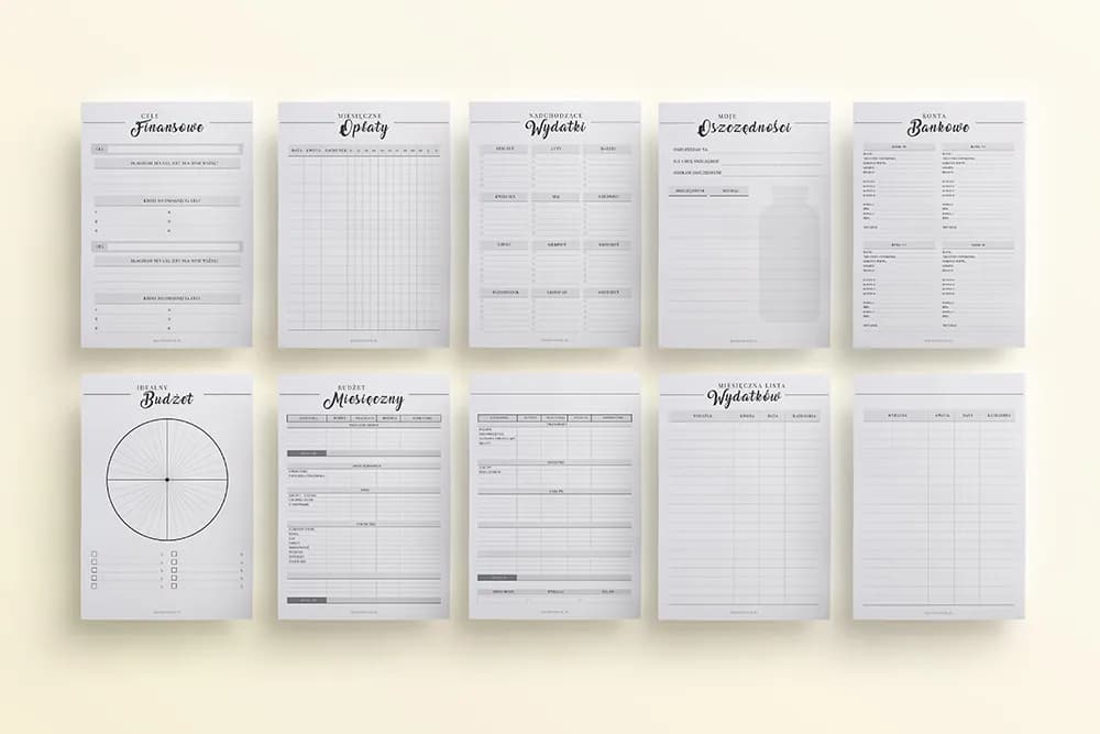 Stwórz swój własny planer wydatków PDF i planuj finanse skuteczniej