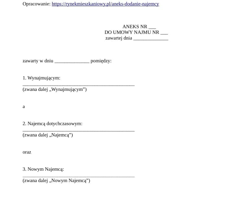 Jak poprawnie napisać aneks do umowy najmu: wzór PDF + praktyczne porady