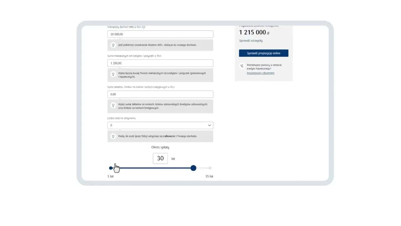 Kalkulator kredytowy PKO Banku Polskiego SA - sprawdź warunki online!