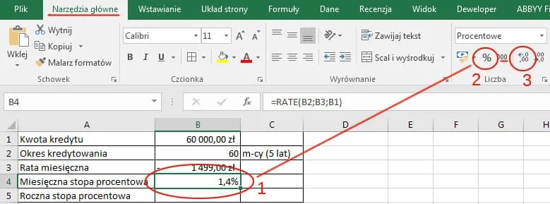 Jak łatwo obliczyć wzór na ratę kredytu w Excel - kompletny poradnik