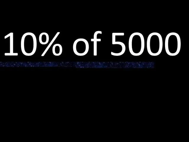 Jak błyskawicznie obliczyć 10 procent z 5000 - prosty sposób na procenty
