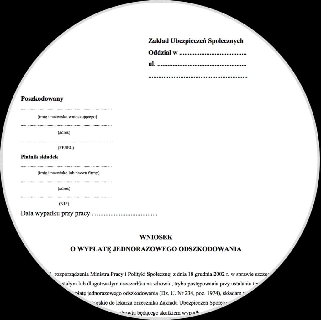 Dyspozycja wypłaty: gotowy wzór dokumentu do pobrania po odszkodowanie