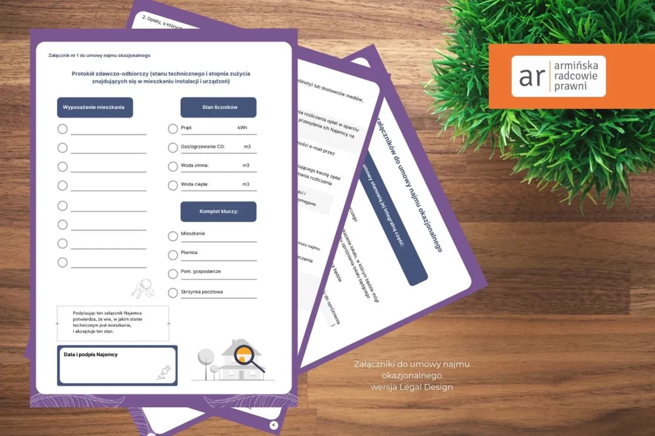 Jak poprawnie wypełnić załącznik nr 5 do umowy najmu okazjonalnego w 2025